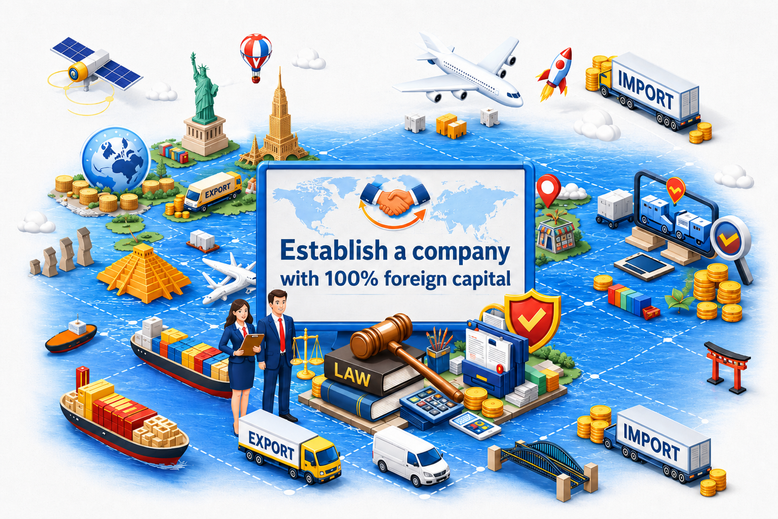 Thành lập Công ty 100% vốn nước ngoài tại Việt Nam